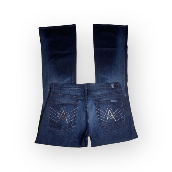 new 7 For All Mankind® ☮︎︎ Foil A Pocket Bootcut Jeans ☮︎︎ Monte Carlo Dark ☮︎︎ - Picture 5 of 17